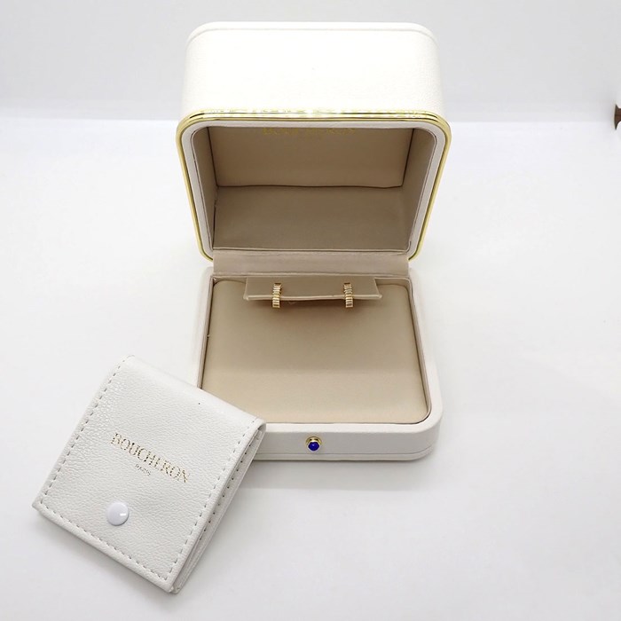 ブシュロン BOUCHERON フープ ピアス キャトル グログラン シングル