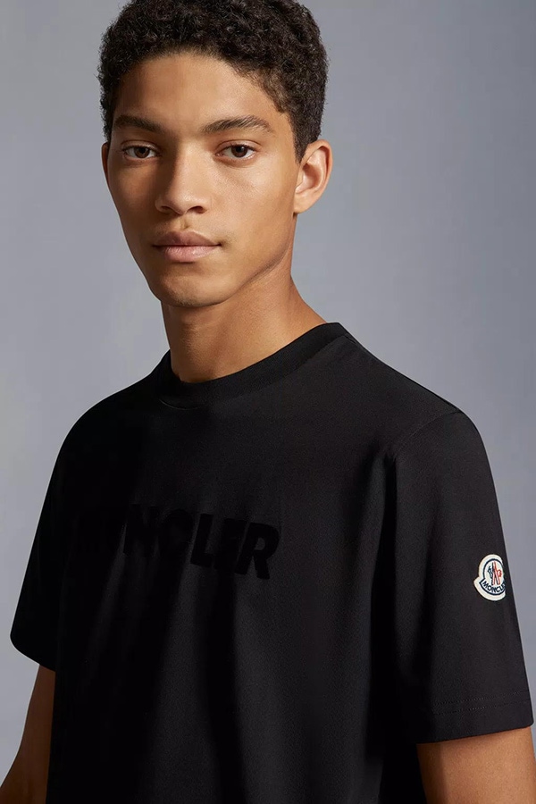 MONCLER モンクレール メンズ Tシャツ 091-8C00008-829HP FLOCKED LOGO