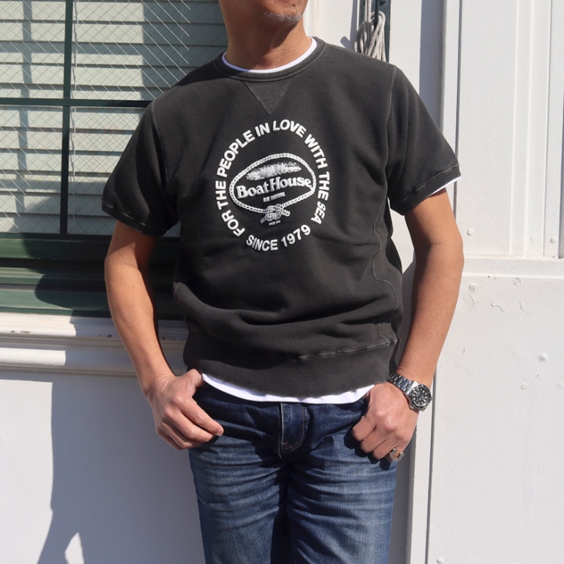 ボートハウス》BHピグメントS/Sトレーナー / JOYMARK DESIGN