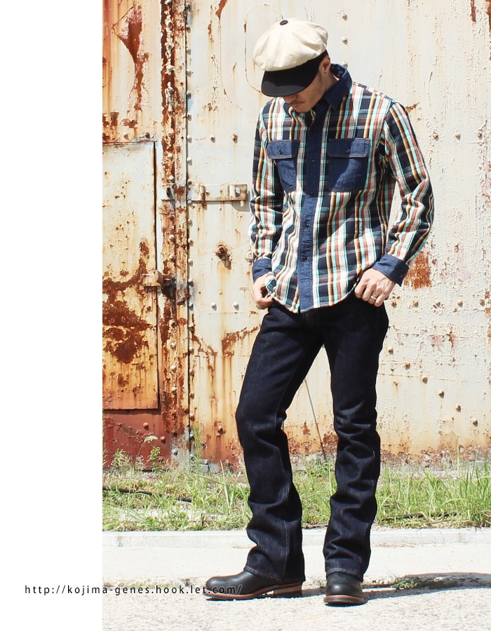21oz Bootcut denim / 21oz ブーツカットデニム | Jeans | | 児島