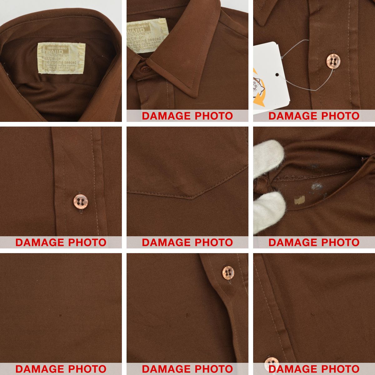 ブランド古着】MONTGOMERY WARD / モンゴメリーワード 70s ポリ 長袖