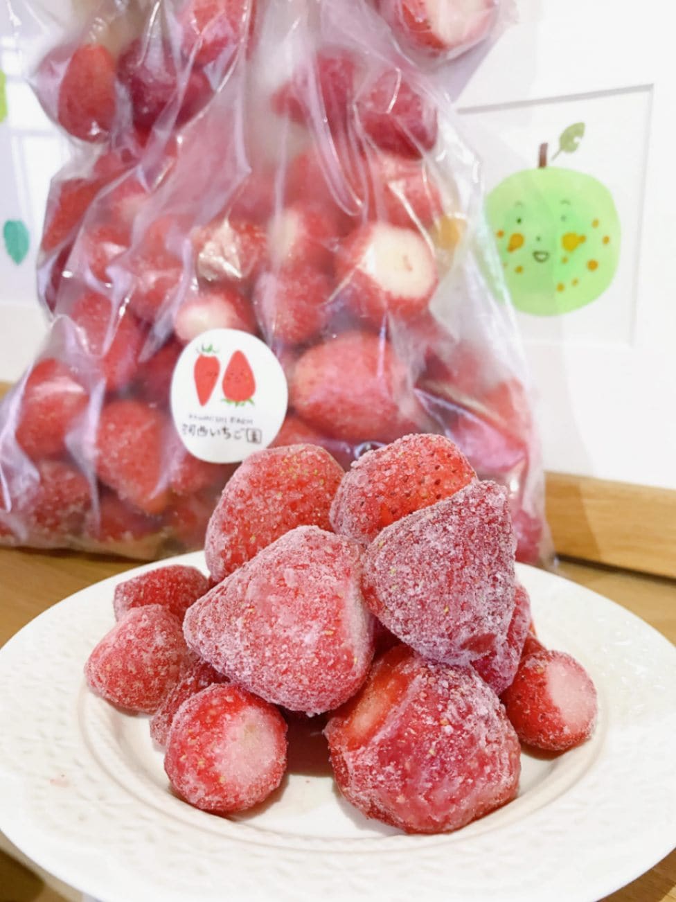 加工用☆完熟ジャム用いちご☆洗浄・ヘタ取済 冷凍いちご1kg