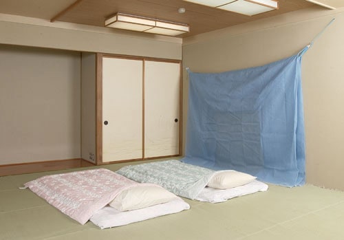 ムカデ蚊帳 片麻(色：生成り) 8畳用 - 国内蚊帳生産No.1 越前蚊帳の