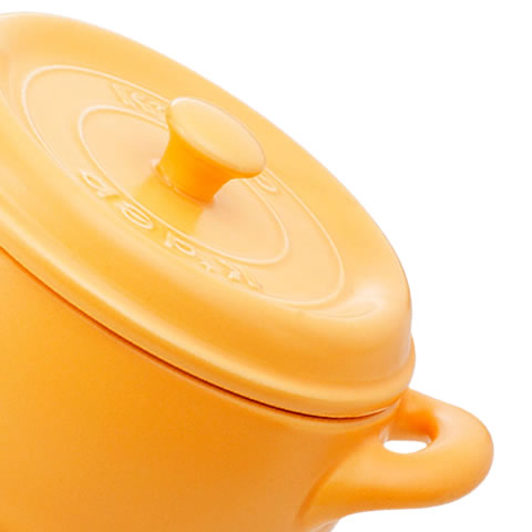 耐熱セラミック鍋 セラウェア マルチポット(イエロー） 18cm | 耐熱鍋