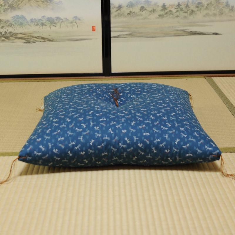 座布団 とんぼ 薄青色（うすあおいろ） | 座布団 | | 京都 座布団屋