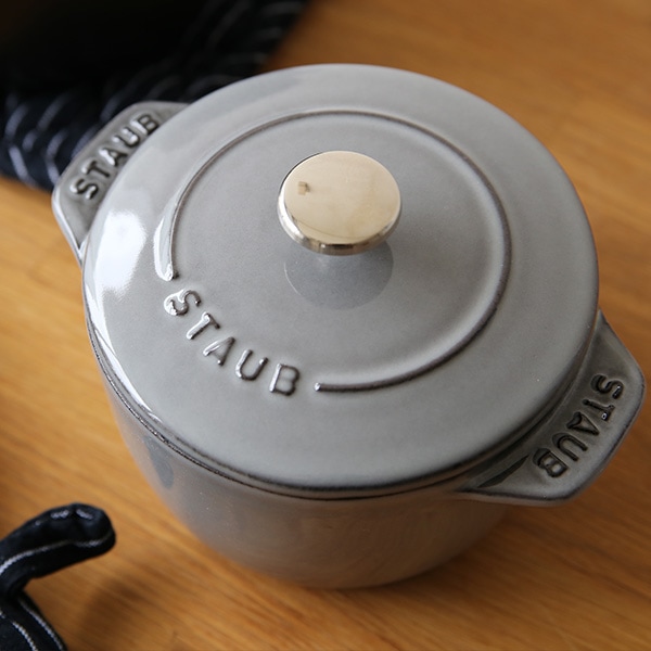 staub(ストウブ） ラ・ココット de GOHAN S ホーロー鍋12cm/0.77L