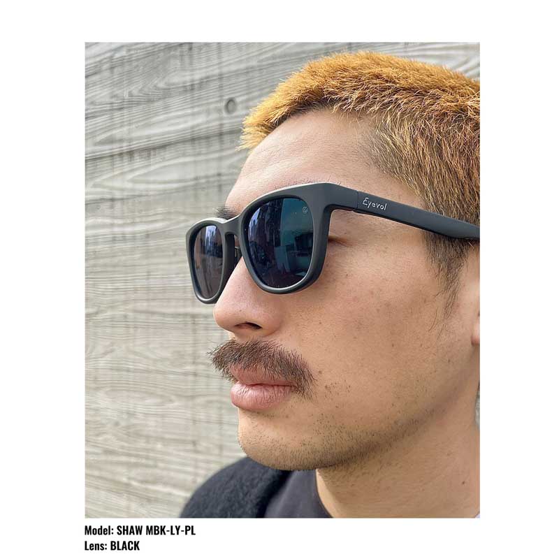 Eyevol SHAW (52) MBK-LY-PL-BK PL サングラス 正規販売店