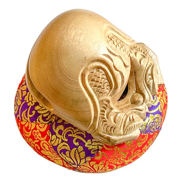 木魚3.5寸・木魚撥4号・布団6号 3点セット | 寺院仏具,鳴り物仏具,杢魚