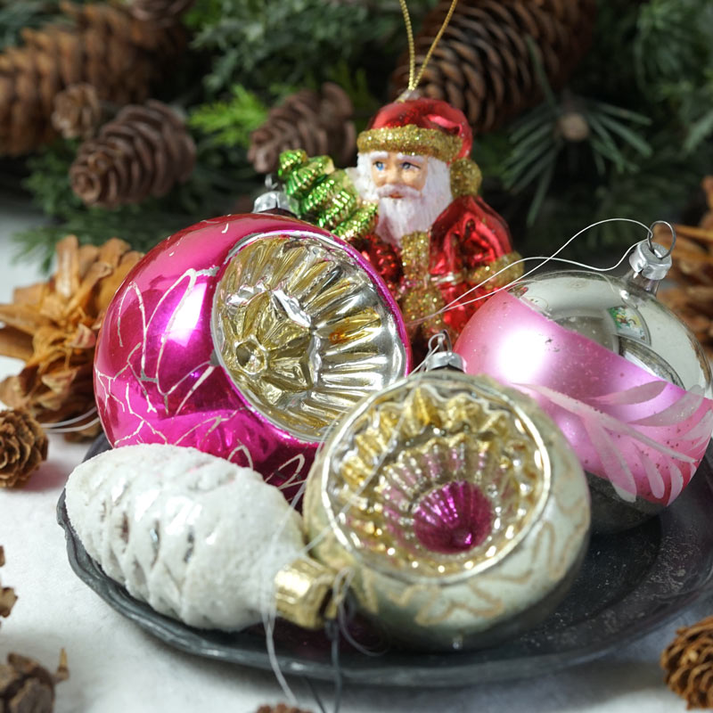 アスティエ 6点 ガラスオーナメント クリスマスオーナメント ドイツ