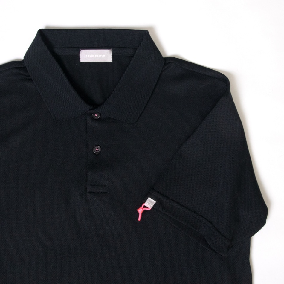 ポロシャツ KUCHI DESIGN GOLF ブラック | ポロシャツ | KUCHI DESIGN