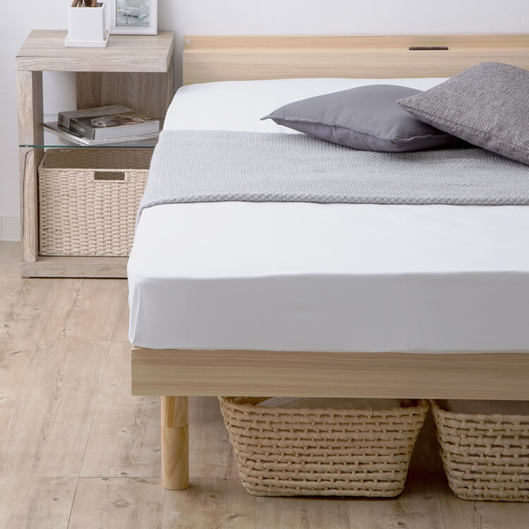 棚付きベッド シングル TKSB-S｜SIMPLE STYLE (シンプルスタイル