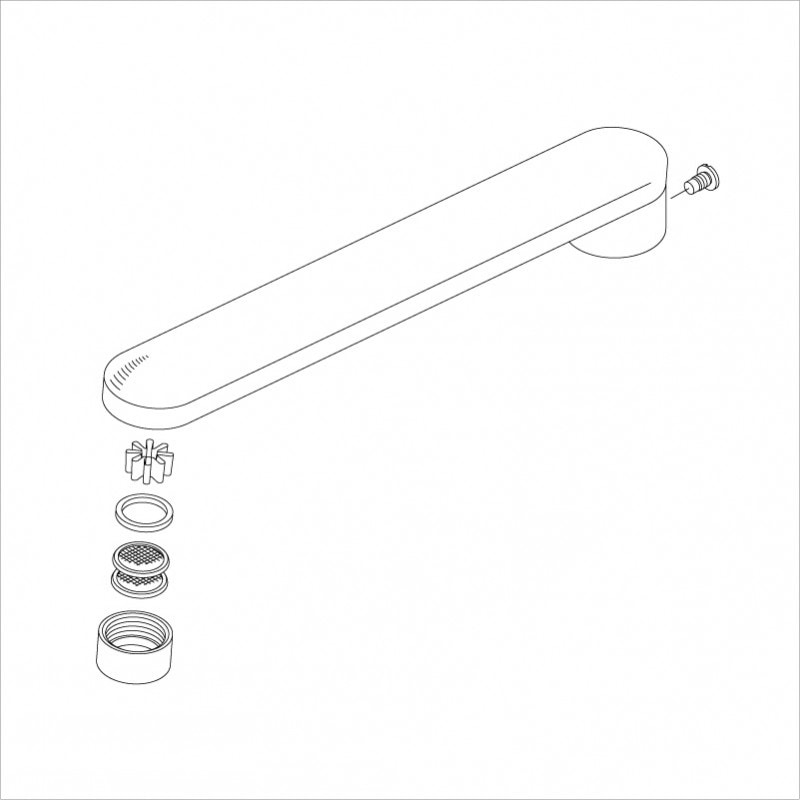 Z464P】KM82・KM82G等用 吐水口パイプ 220mm｜【公式】KVK通販サイト