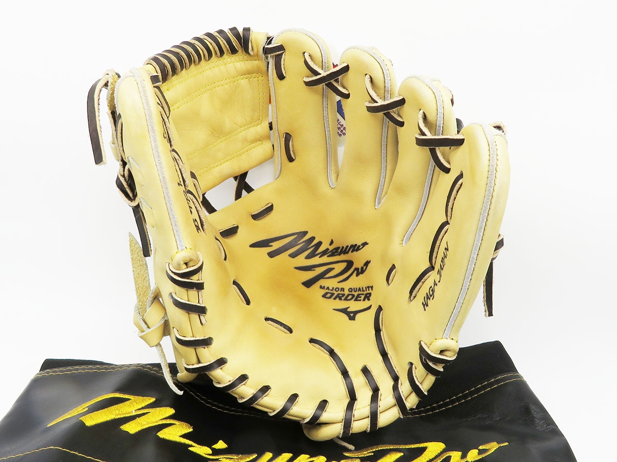 Mizuno Pro haga japan 硬式グローブ 波賀ジャパン