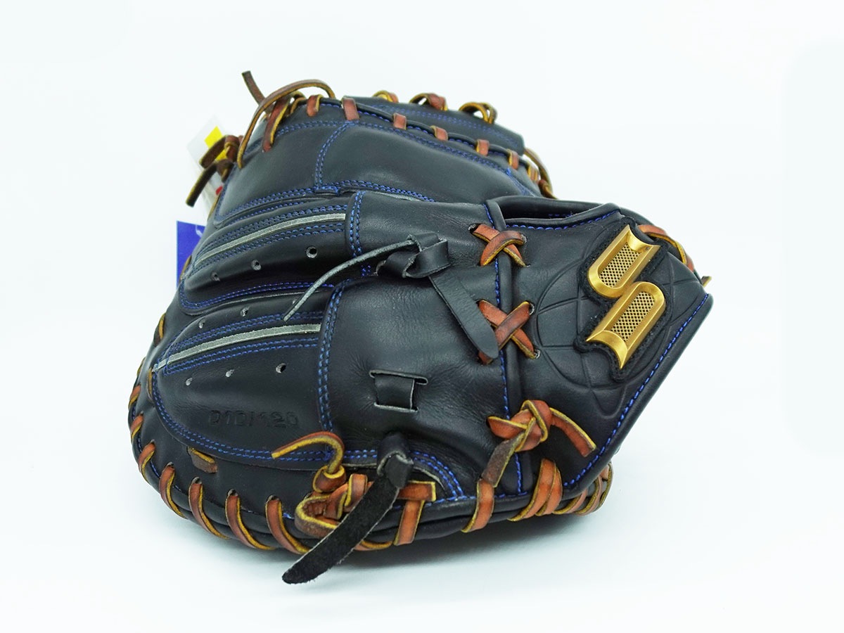 SSKプロエッジ栄 硬式キャッチャーミット ネイビー 収納袋付き SSK