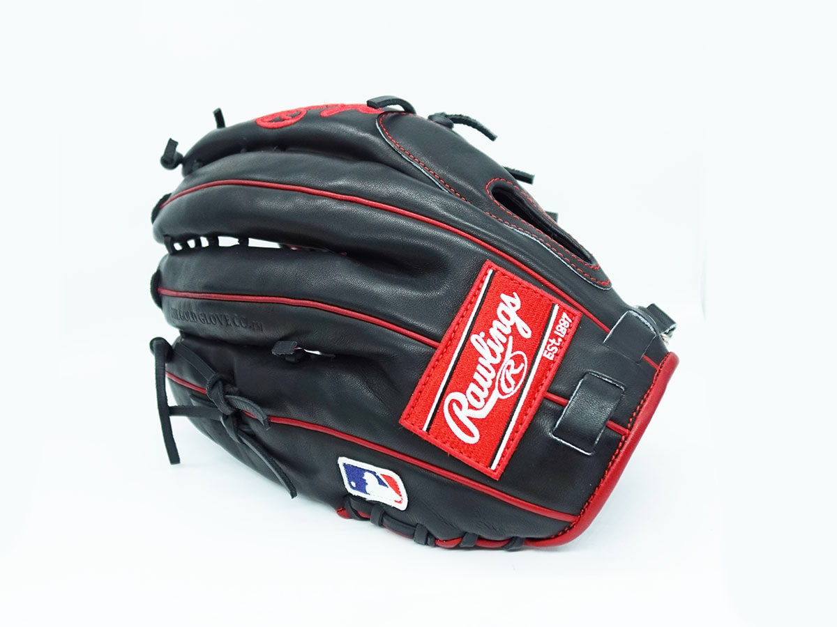 Rawlings Trap-Eze 軟式野球グローブ グレー/レッド Rawlings Trap-Eze