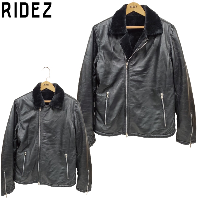 RIDEZ(ライズ)ダブルライダースジャケット RLWJ007 バイク用品
