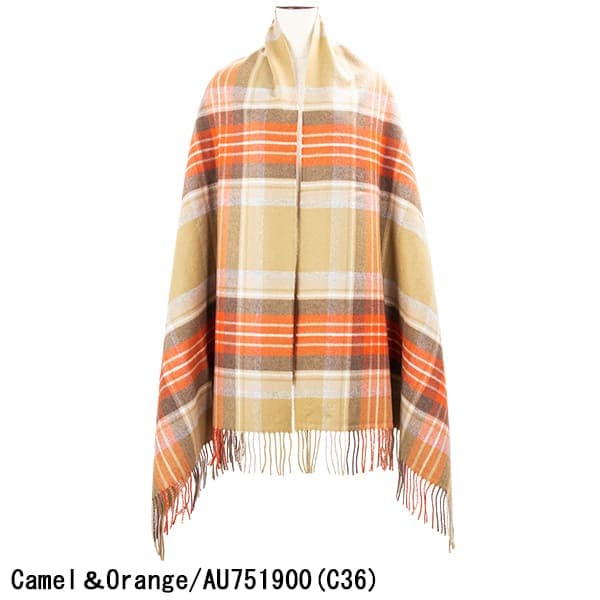 セール】ジョンストンズオブエルガン ストール チェック カシミヤ100