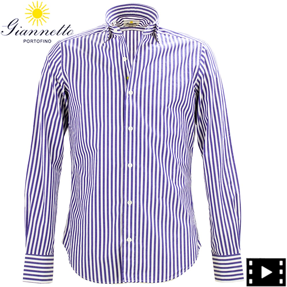 ジャンネット シャツ メンズ コットン スリムフィット ロンドン