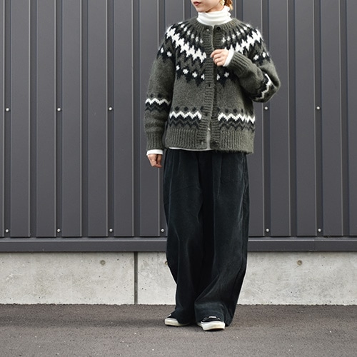 bn-20fl-056) / BATONER (バトナー) / MOHAIR NORDIC CREW NECK