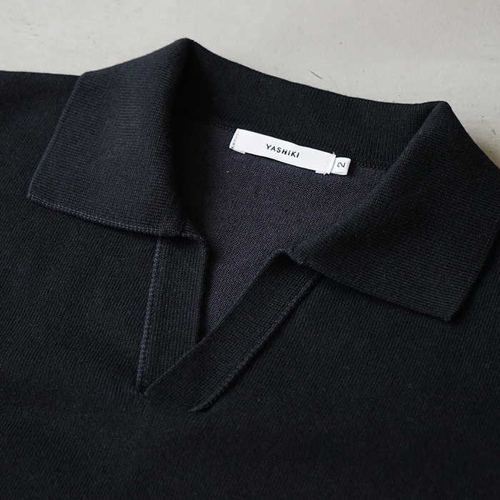 30%OFF】(ysk-24ss-kn06) YASHIKI(ヤシキ) / Shunrin Skipper Knit