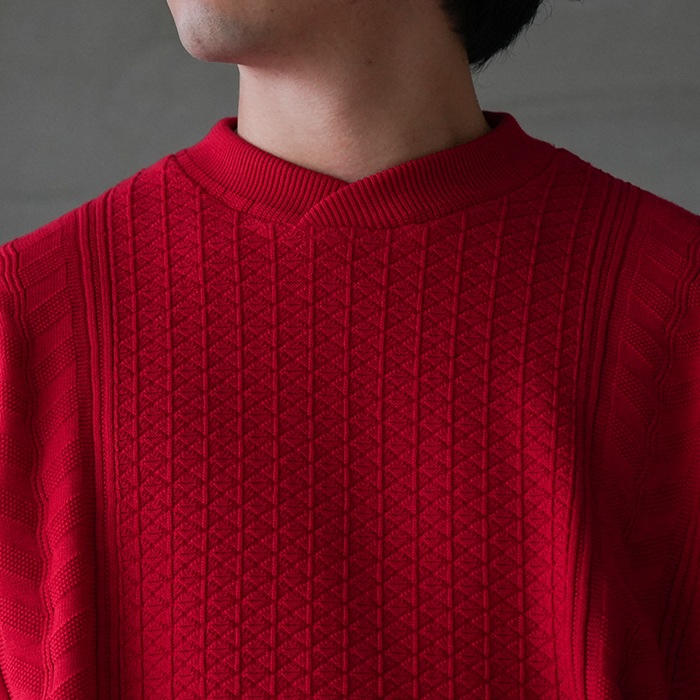 30%OFF】(ysk-24ss-kn02) YASHIKI(ヤシキ) / Haruno Knit