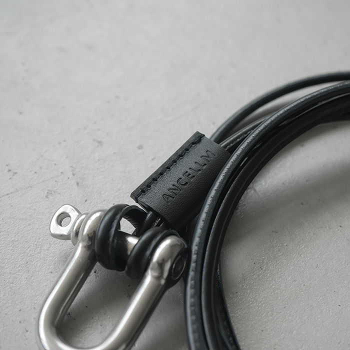 anc-gd12) / ANCELLM (アンセルム) / LEATHER ROPE BELT（レザーロープ