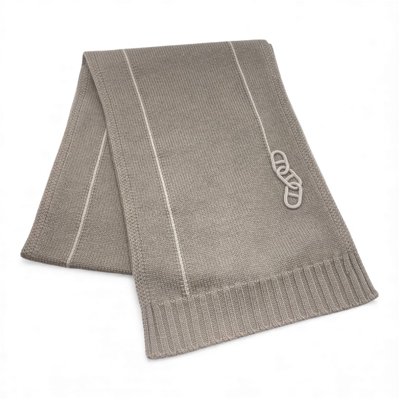 エルメス HERMES カシミヤマフラー マイヨンTGM ナチュラル/ベージュ