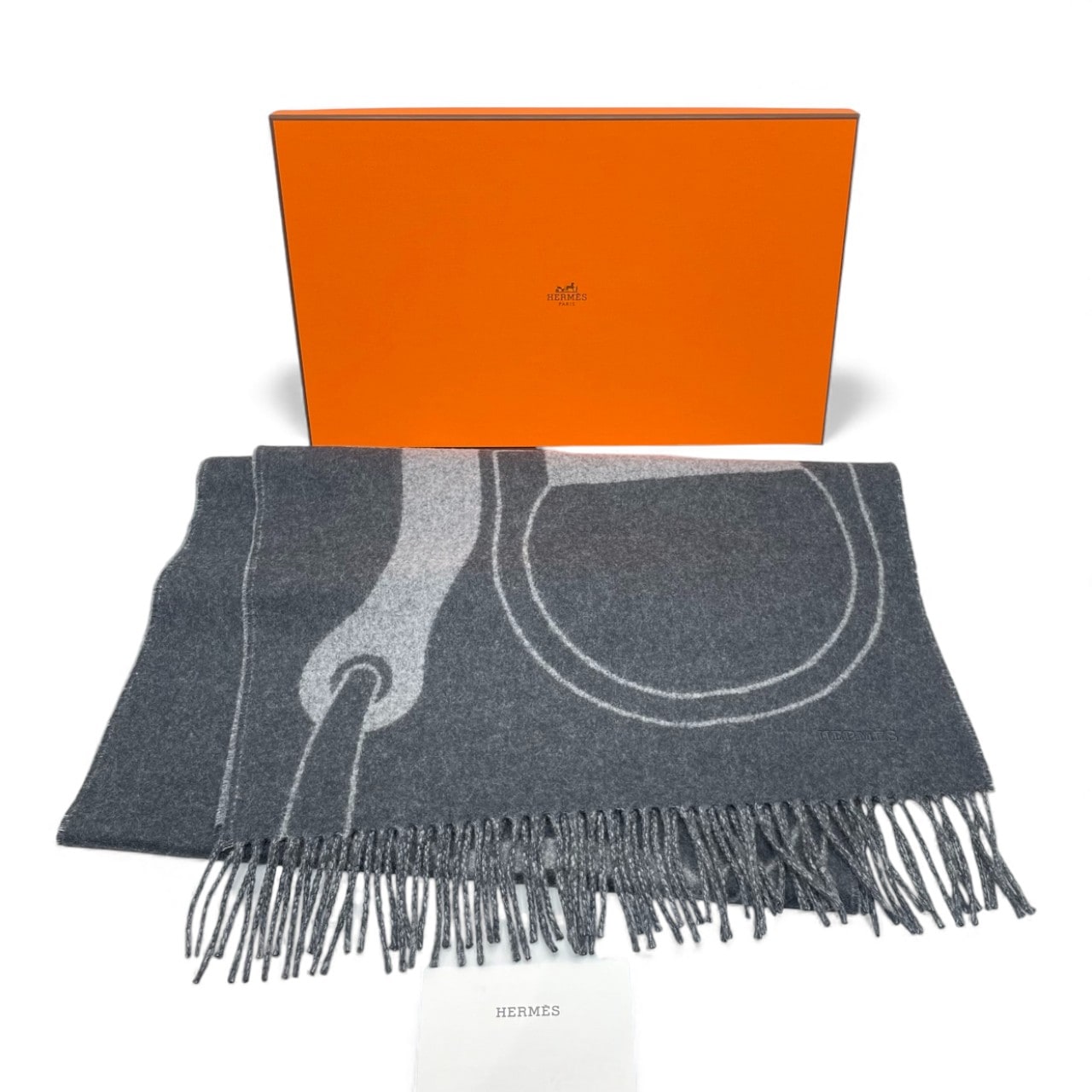 エルメス マフラー メタル・エケストル 40×170 トープ / グレージュ