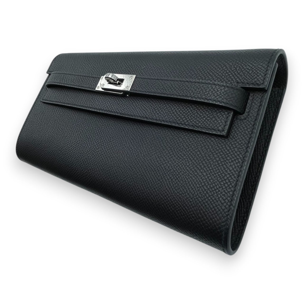 エルメス ケリートゥーゴー ノワール エプソン シルバー金具 K刻印