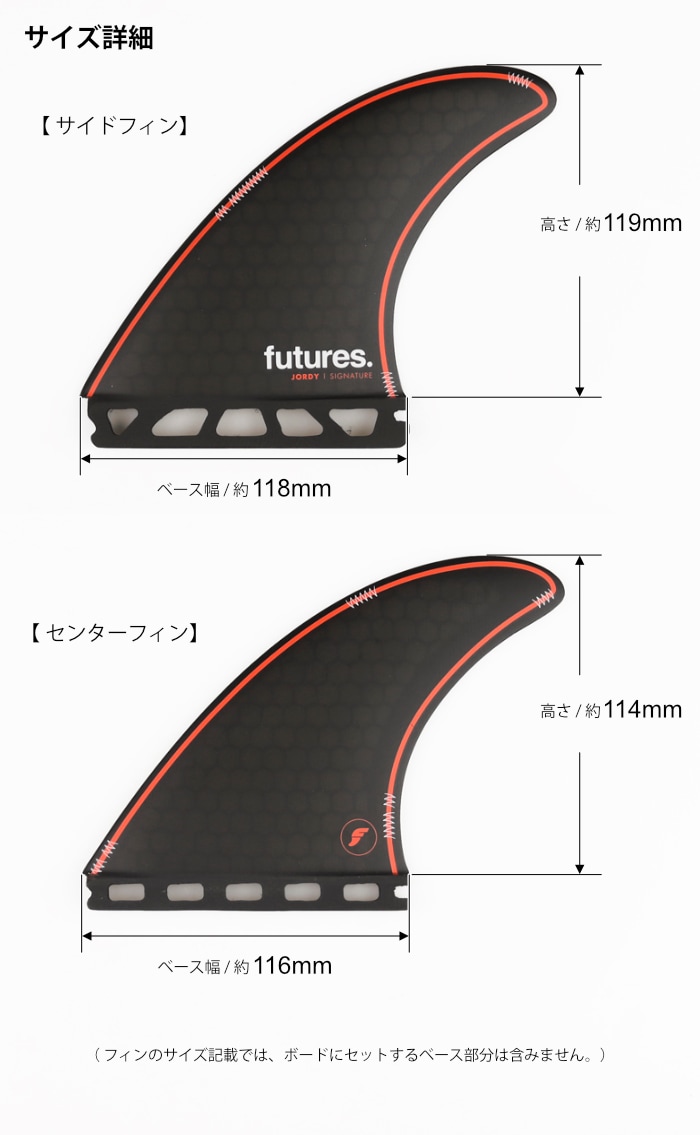 フューチャー フィン トライフィン ショートボード用 FUTURES. FIN