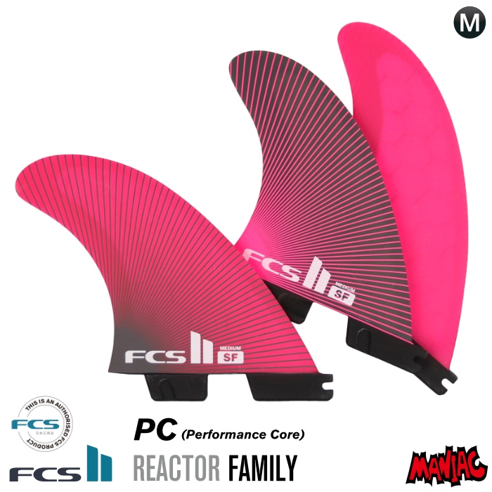 サーフィン・ボディボード FCS II REACTOR MEDIUM FCS II REACTOR TRI