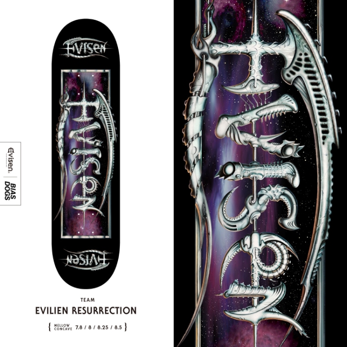 スケボー デッキ スケートボード EVISEN エヴィセン エビセン EVILIEN