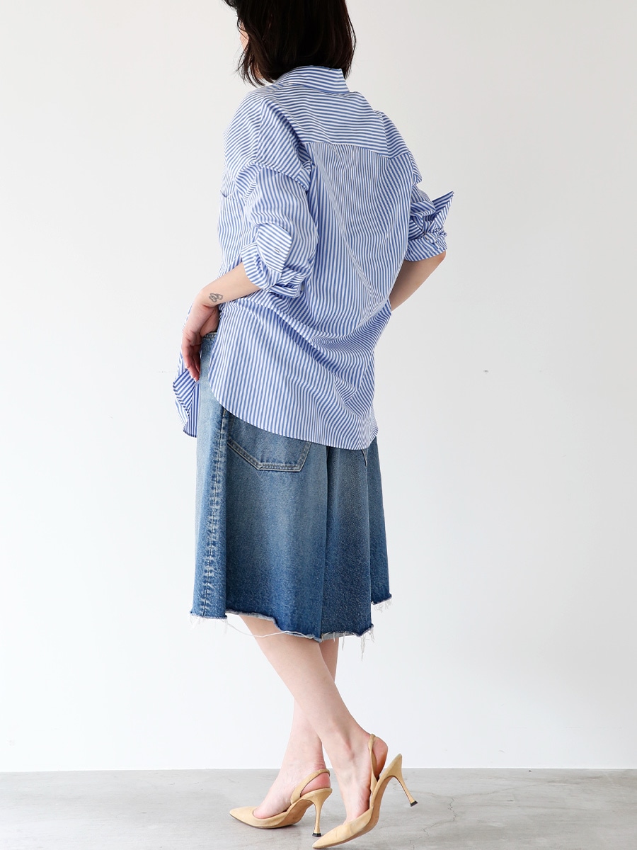 5POCKET REMAKE A-LINE SK DENIM | UNISEX | MADISONBLUE