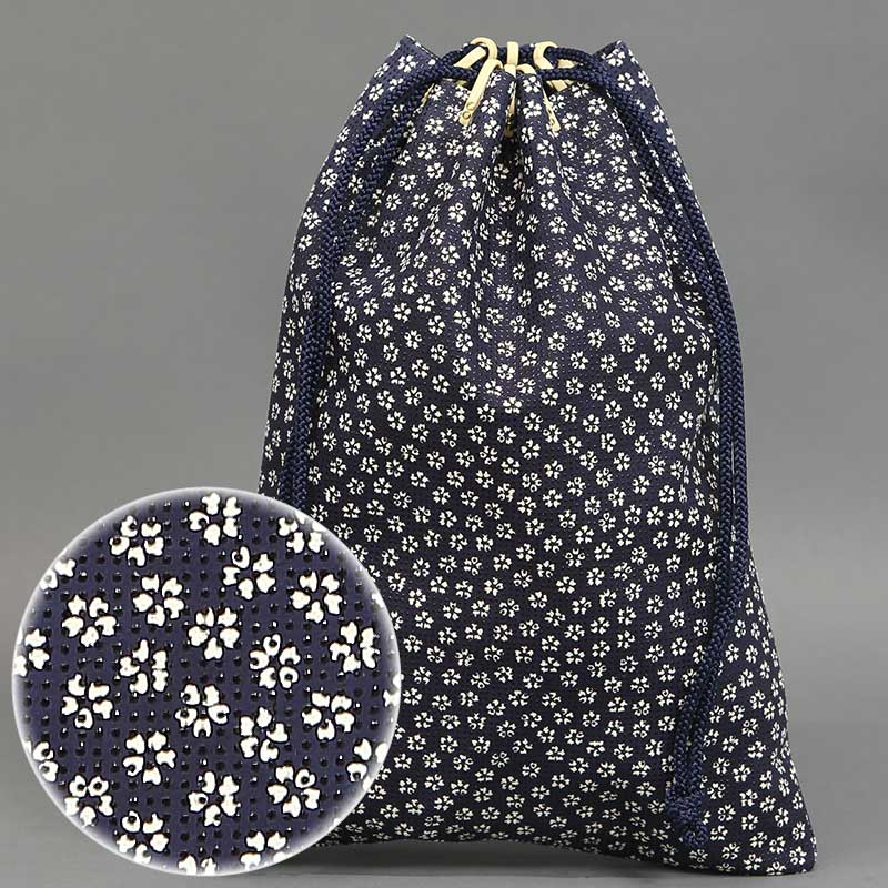 印傳合切袋【小桜｜紺】祭用品専門店浅草絆纒屋ネットショップ