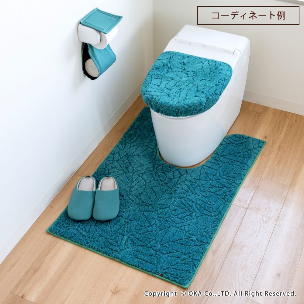 プリス ベイス ウィル 耳長ロングトイレマット 約105cm×70cm （ 大判