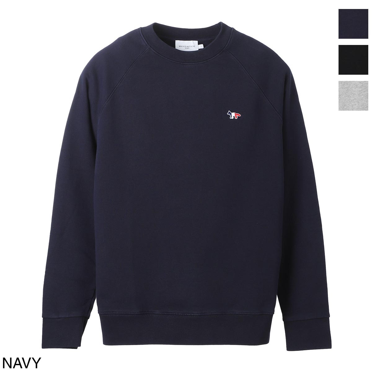 MAISON KITSUNE メゾンキツネ スウェット/プルオーバー ラグラン