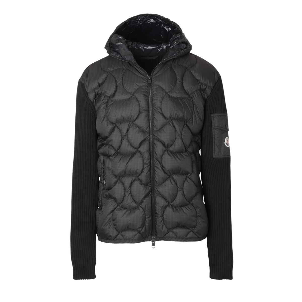 MONCLER モンクレール ダウン切り替え ジップアップ カーディガン
