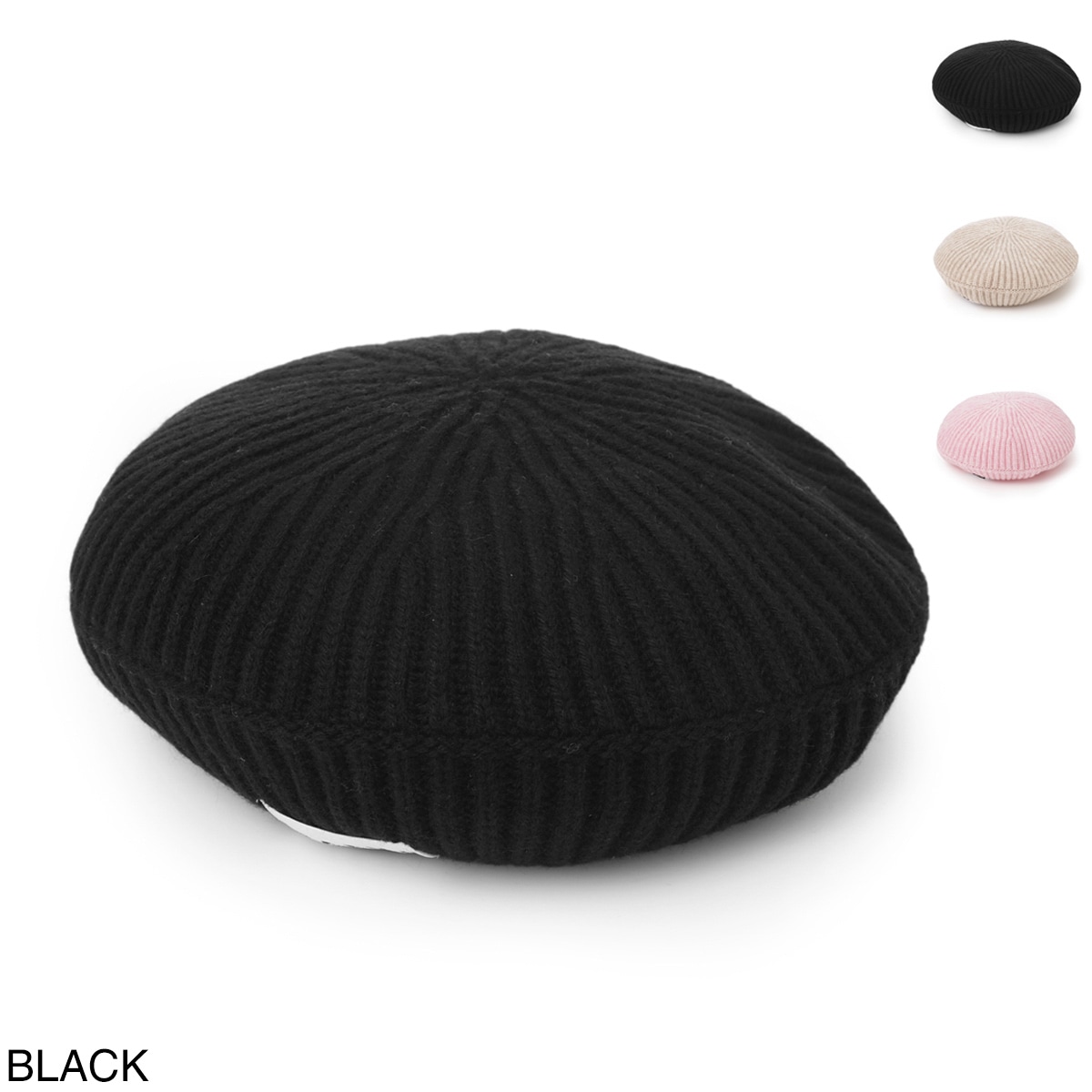 アウトレット】GANNI ガニー ベレー帽/STRUCTURED RIB BERET