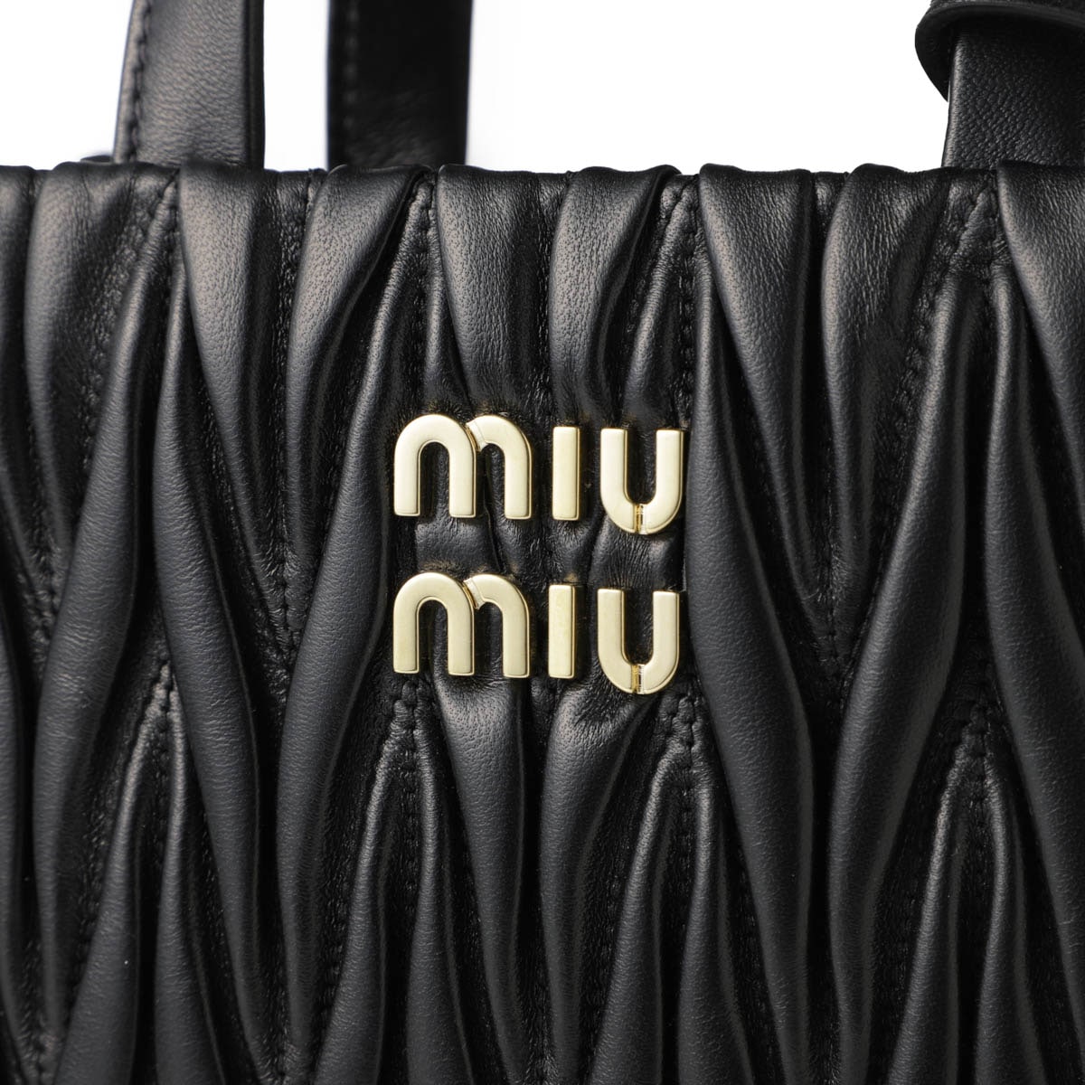 miu miu ミュウミュウ トートバッグ 2WAY/ショルダーバッグ/MATELASSE