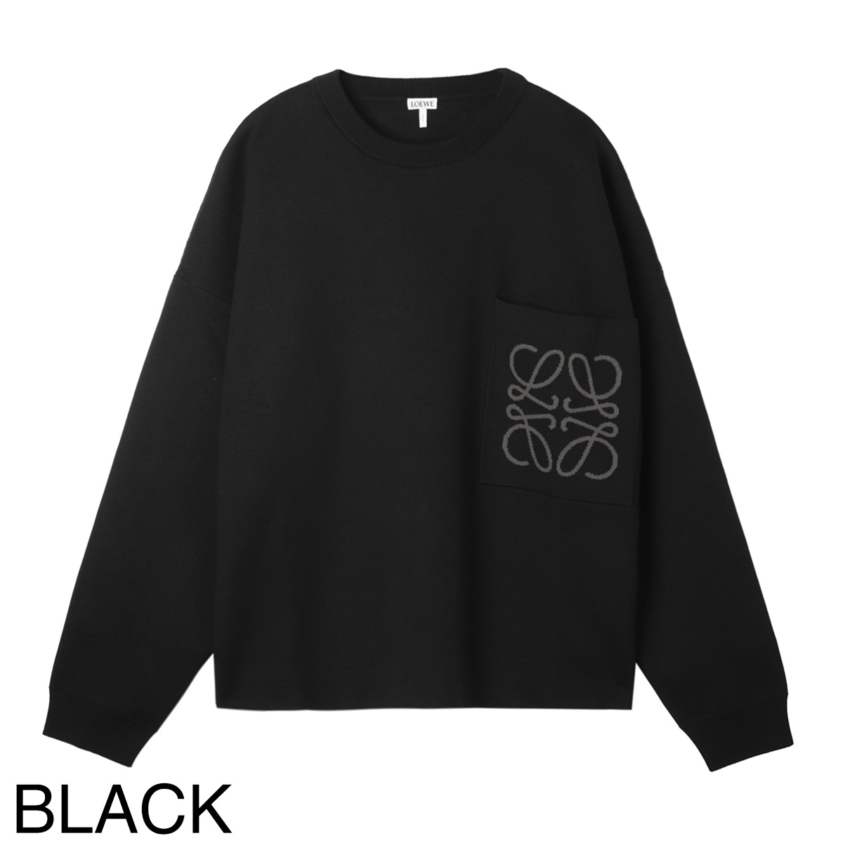 LOEWE ロエベ クルーネックセーター/ANAGRAM POCKET SWEATER メンズ