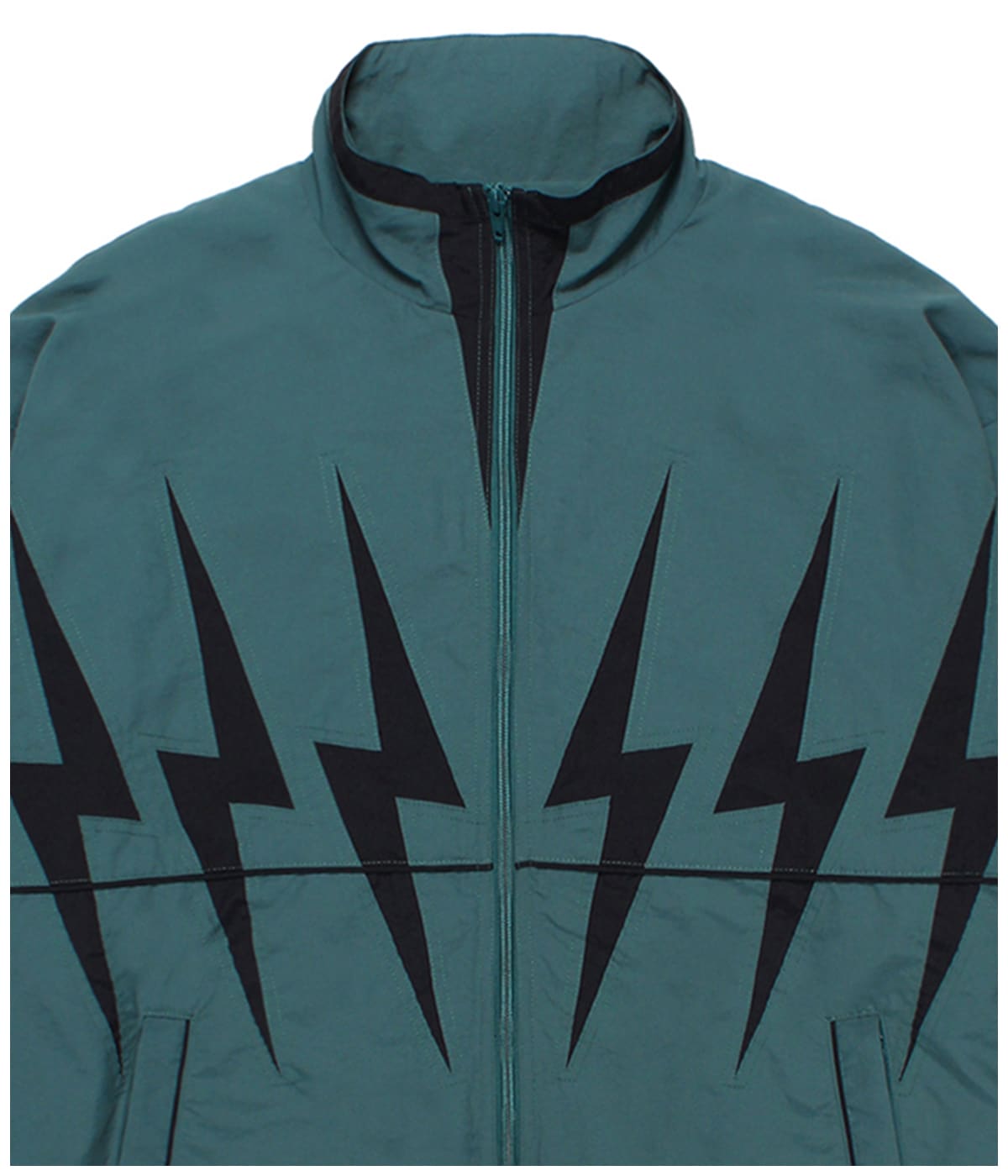 NYLON TRACK JACKET (TYPE-3)【GREEN】｜WACKO MARIA｜MELTING POT