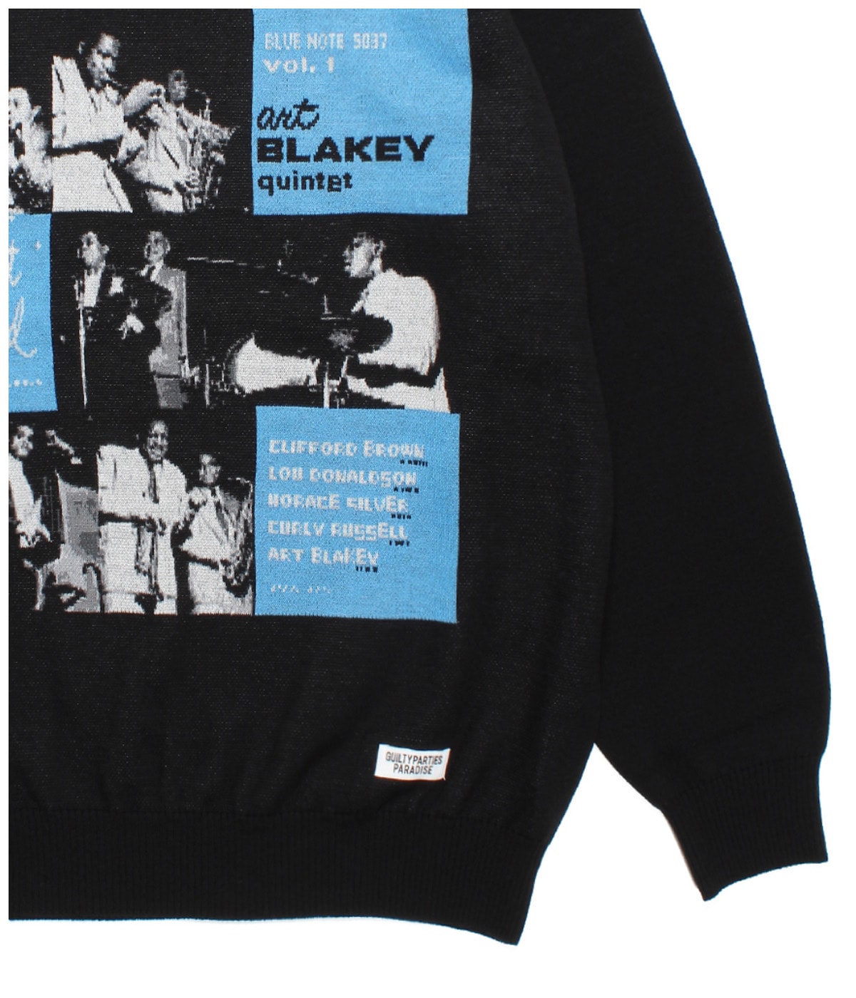 BLUE NOTE / JACQUARD SWEATER (TYPE-1)【ONE】｜WACKO MARIA｜MELTING