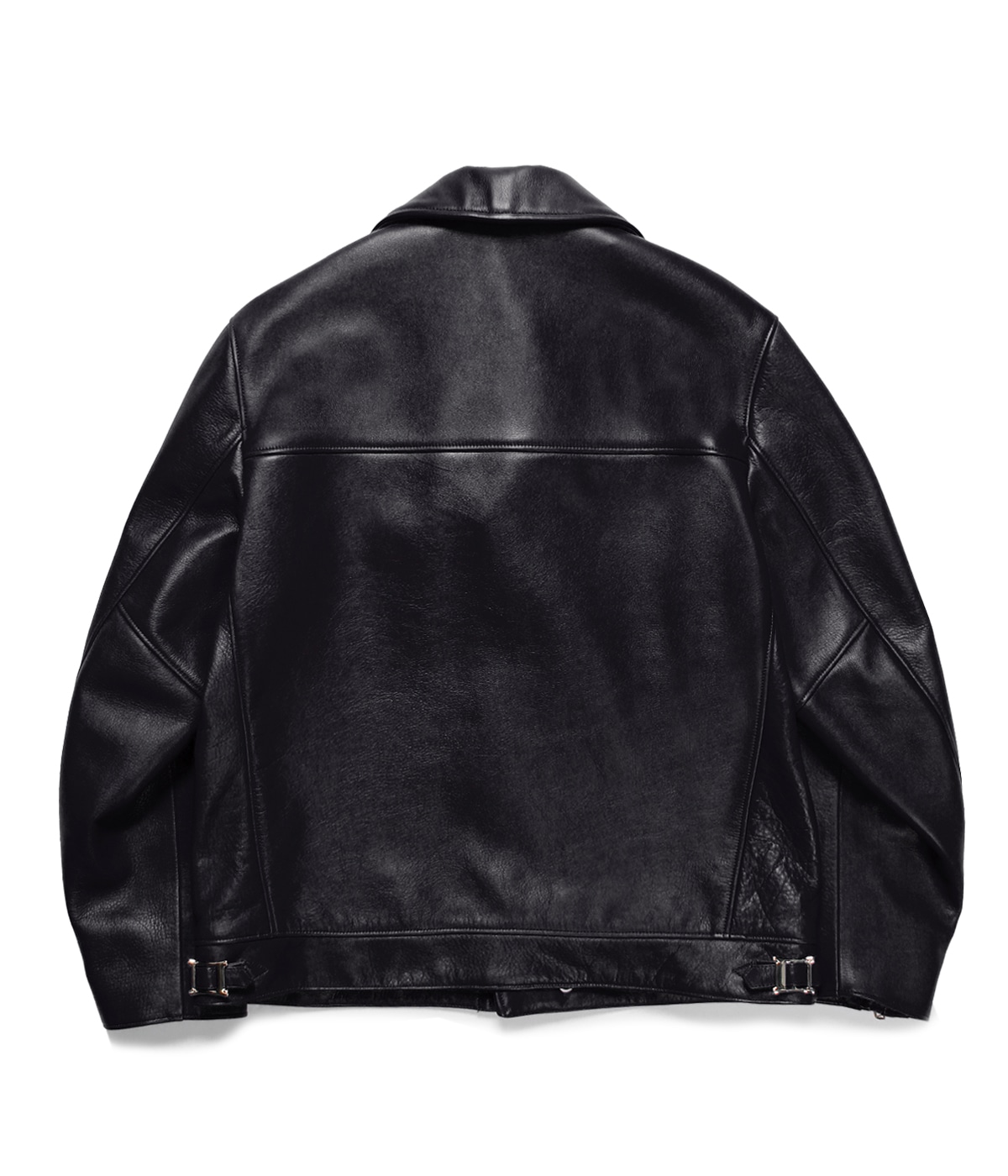 LEATHER DOUBLE RIDERS JACKET (TYPE-2)【BLACK】｜WACKO MARIA