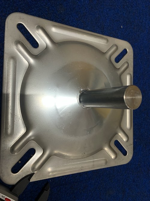 レアな汎用/ステンレス製シート台座/軸径19mm | ボート用・座席/シート