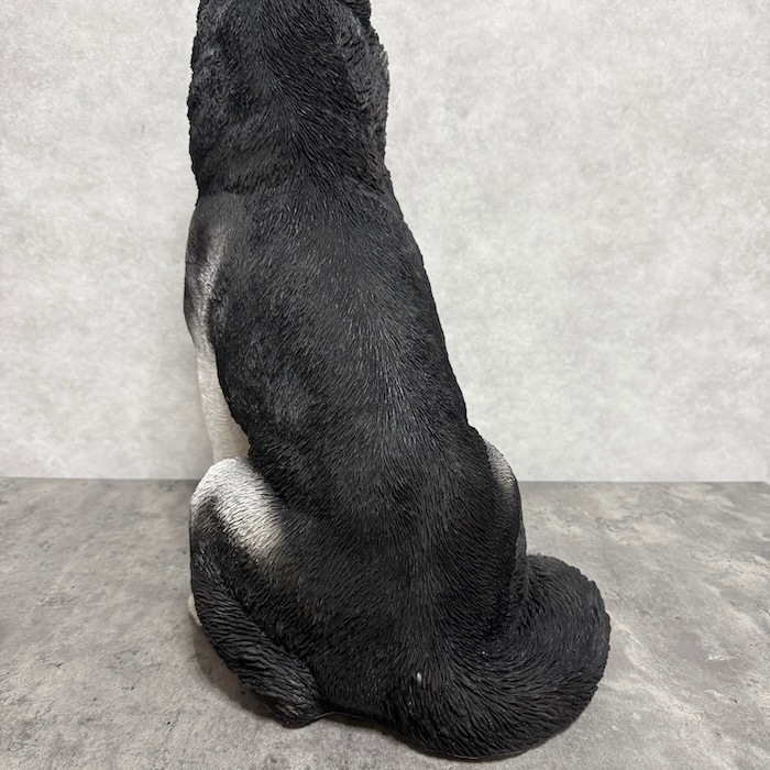 かわいい 犬 置物 お座り シベリアンハスキー 高さ50cm woobia