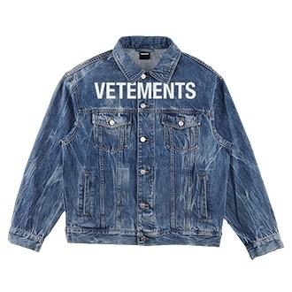 VETEMENTS 2022FW ロゴ デニムジャケット 63516301｜MIRISE(ミライズ