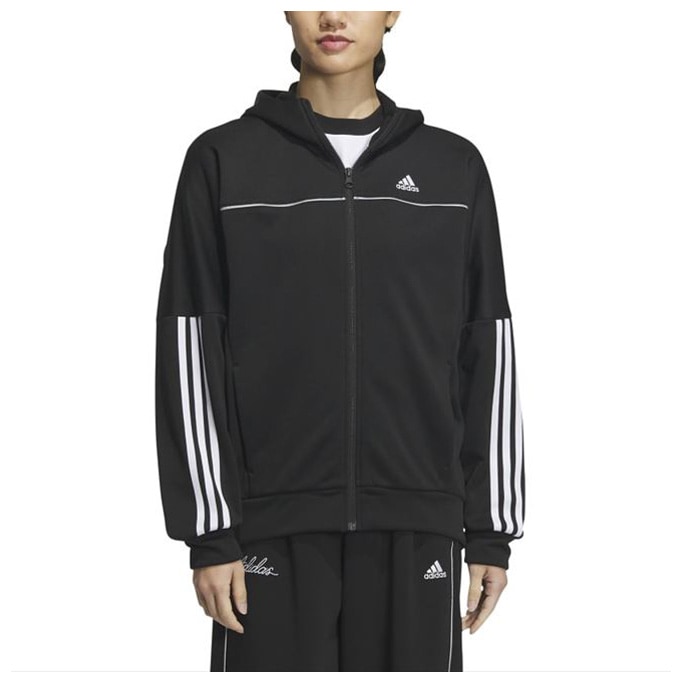 adidas（アディダス）W 247 裏起毛スウェットFZフーディ パンツ 上下