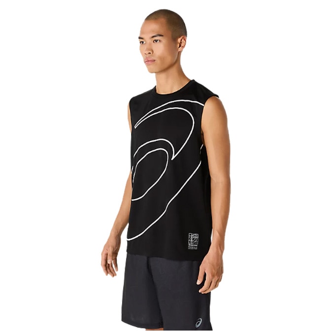 ホワイト/3XLのみ】ASICS（アシックス）ドライノースリーブシャツ