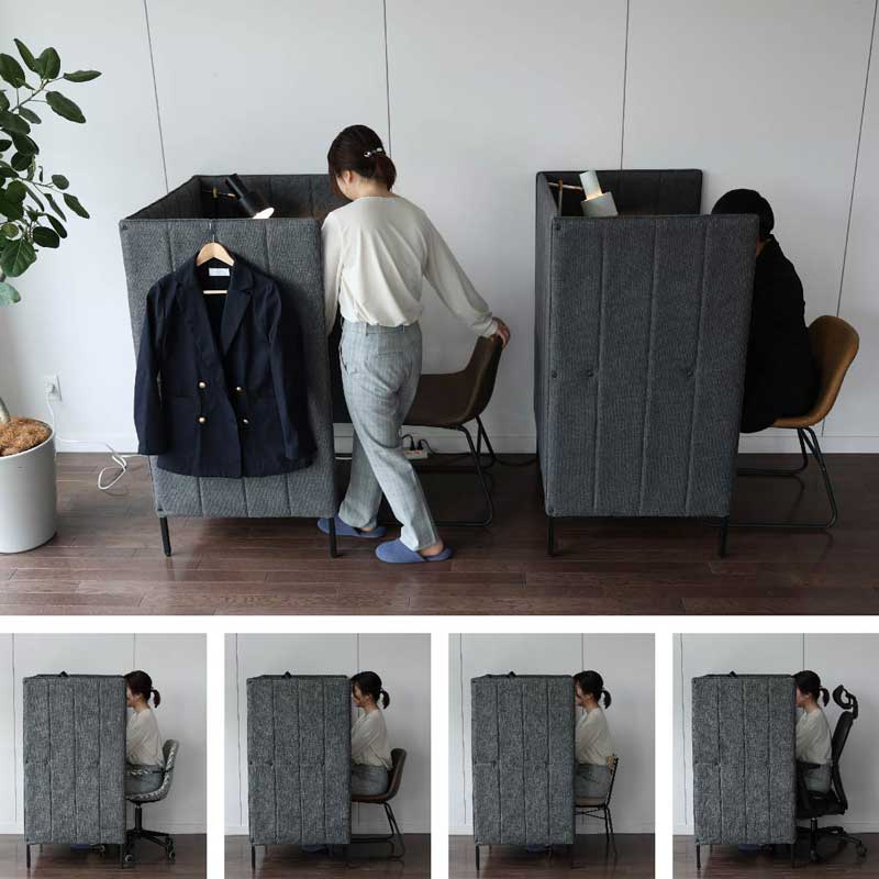 プライベートブースソファ｜オフィスにも最適なパーソナル空間