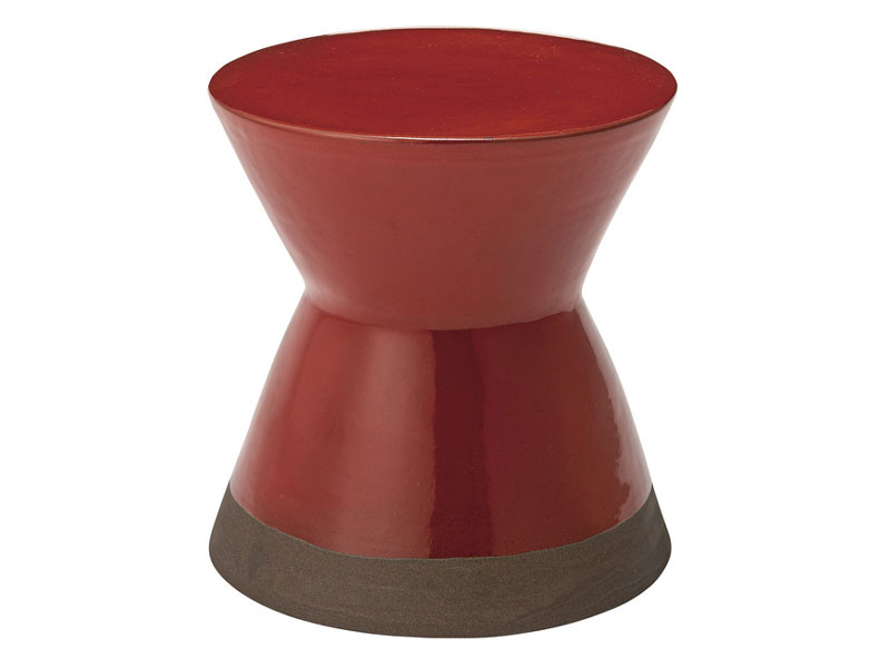 陶器製のカラフルなスツール｜屋外使用可 | インテリア・家具の通販